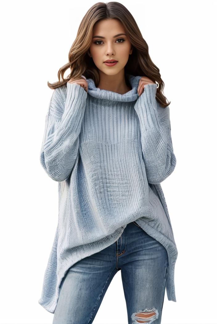 plus size casual sweater women s plus solid tassel trim long sleeve cowl neck high stretch jumper 145110