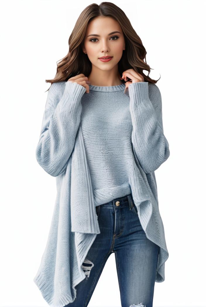 plus size casual sweater women s plus solid tassel trim long sleeve cowl neck high stretch jumper 145111