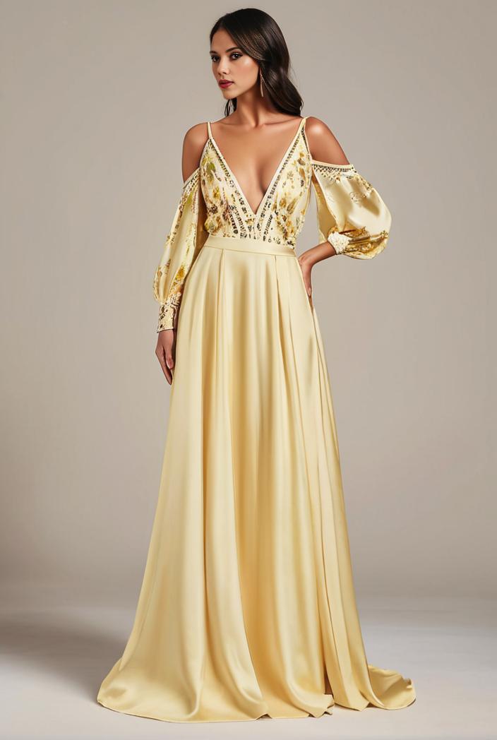 plus size sequin high low deep v neck tulle evening dresses 146992