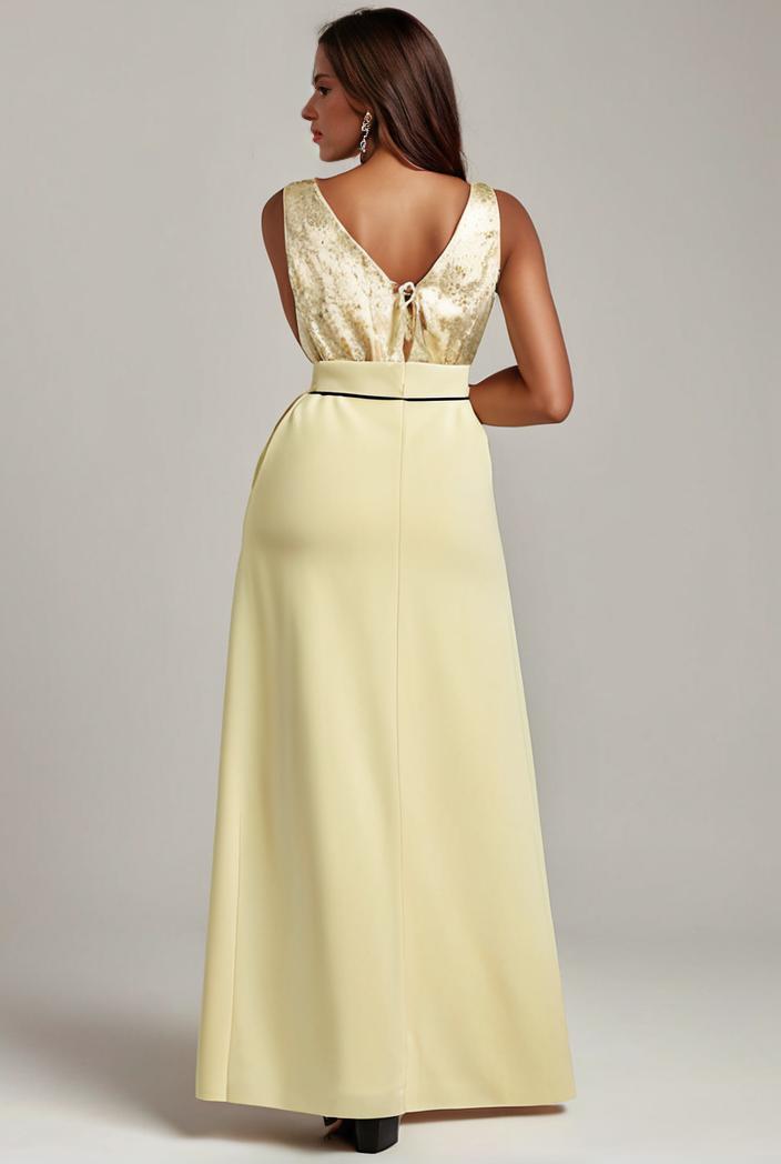 plus size sequin high low deep v neck tulle evening dresses 146997