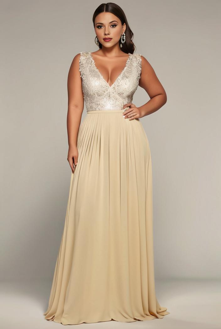 plus size sequin high low deep v neck tulle evening dresses 146998