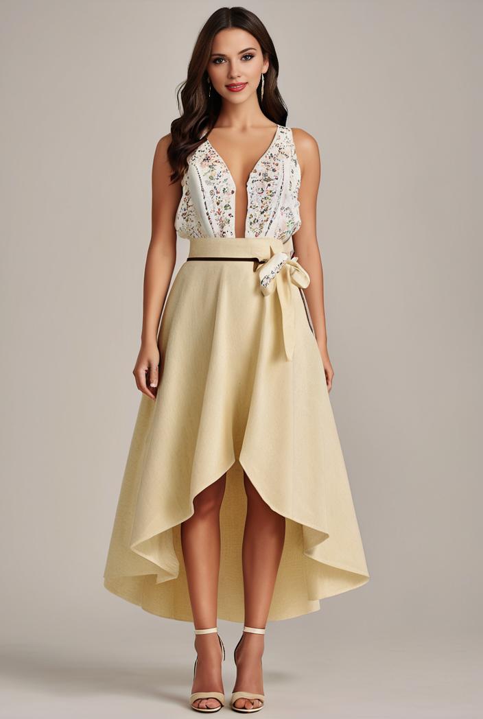 plus size sequin high low deep v neck tulle evening dresses 147007