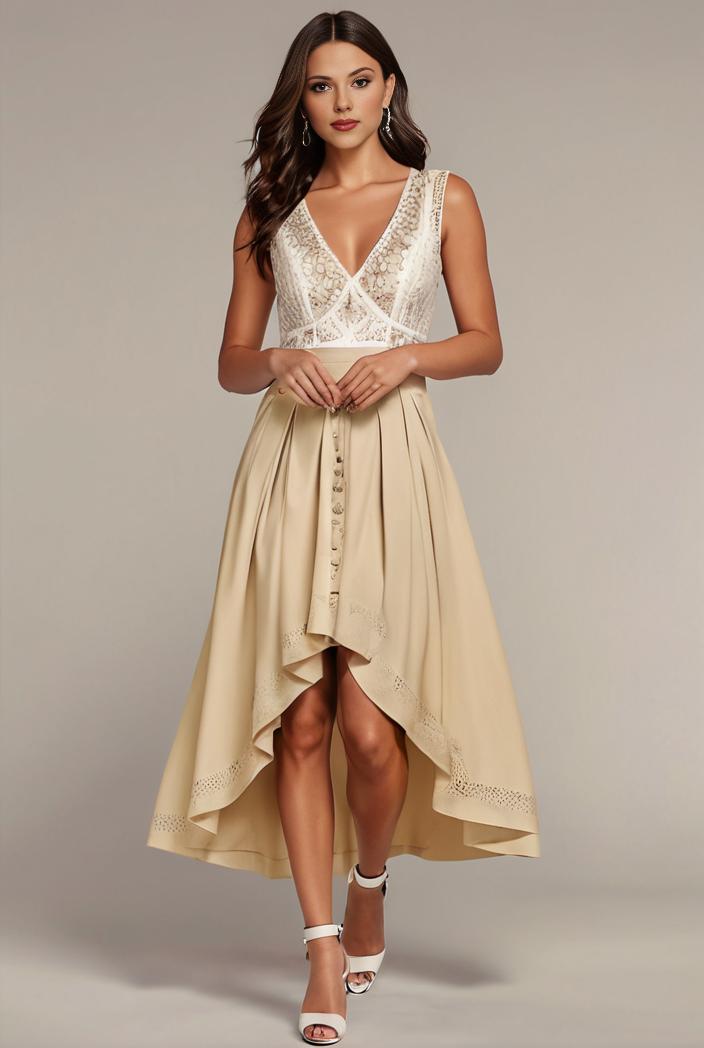 plus size sequin high low deep v neck tulle evening dresses 147014