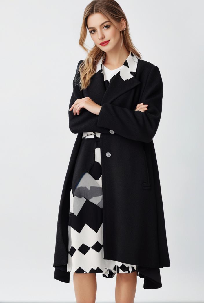 size curve dresses plus size loose elegant floral pattern stitching midi dress 122181