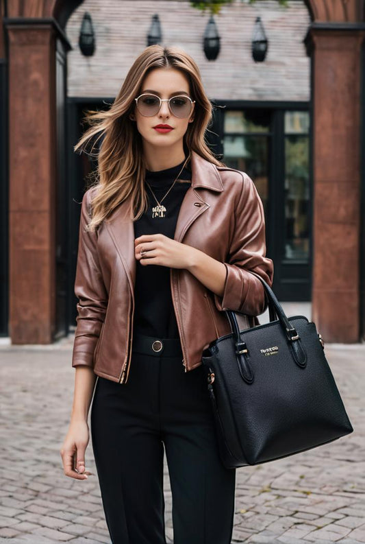 womens leater suit for fall 126510