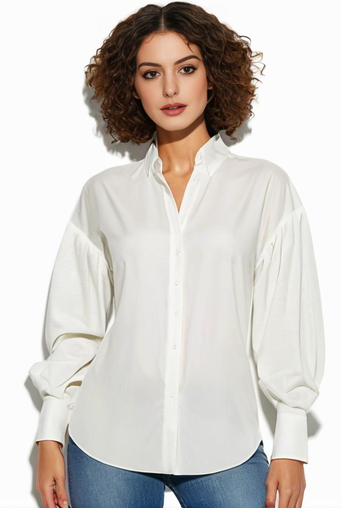 plus size casual blouse women s plus solid button up lantern sleeve turn down collar nipped waist blouse 134715