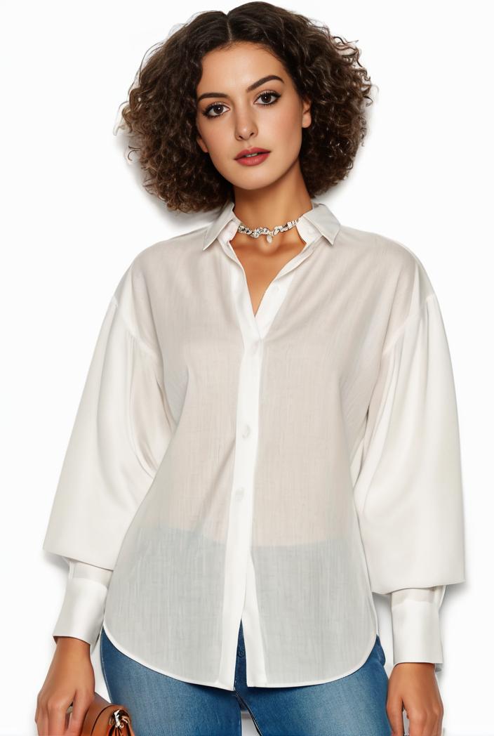 plus size casual blouse women s plus solid button up lantern sleeve turn down collar nipped waist blouse 134718