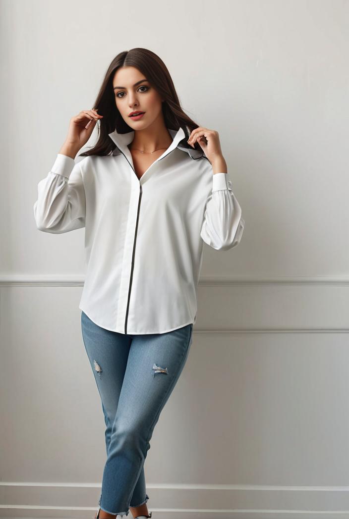 plus size casual blouse women s plus solid button up lantern sleeve turn down collar nipped waist blouse 134722