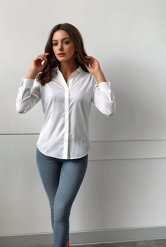 plus size casual blouse women s plus solid button up lantern sleeve turn down collar nipped waist blouse 134727