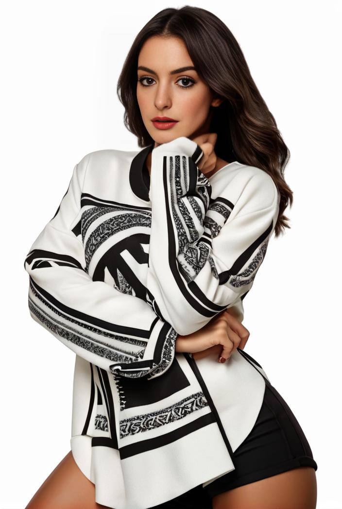 plus size casual sweatshirt women s plus graphic letter print long sleeve round neck slight stretch sweatshirt 134822