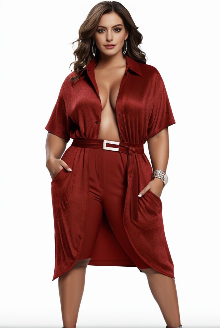 plus size faith letter print short sleeve midi dress with pockets women s plus slight stretch casual dress 135053