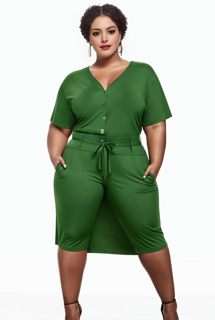 plus size faith letter print short sleeve midi dress with pockets women s plus slight stretch casual dress 135061