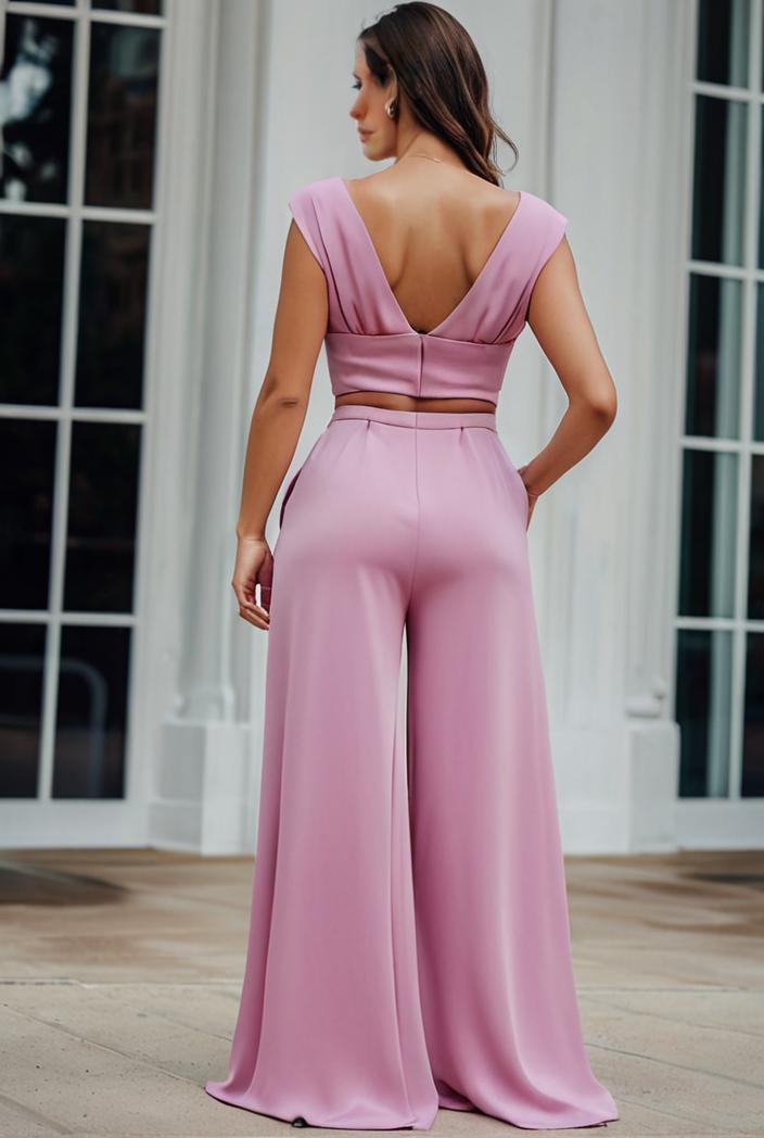 plus size shiny v neck side slit formal evening dress 137274