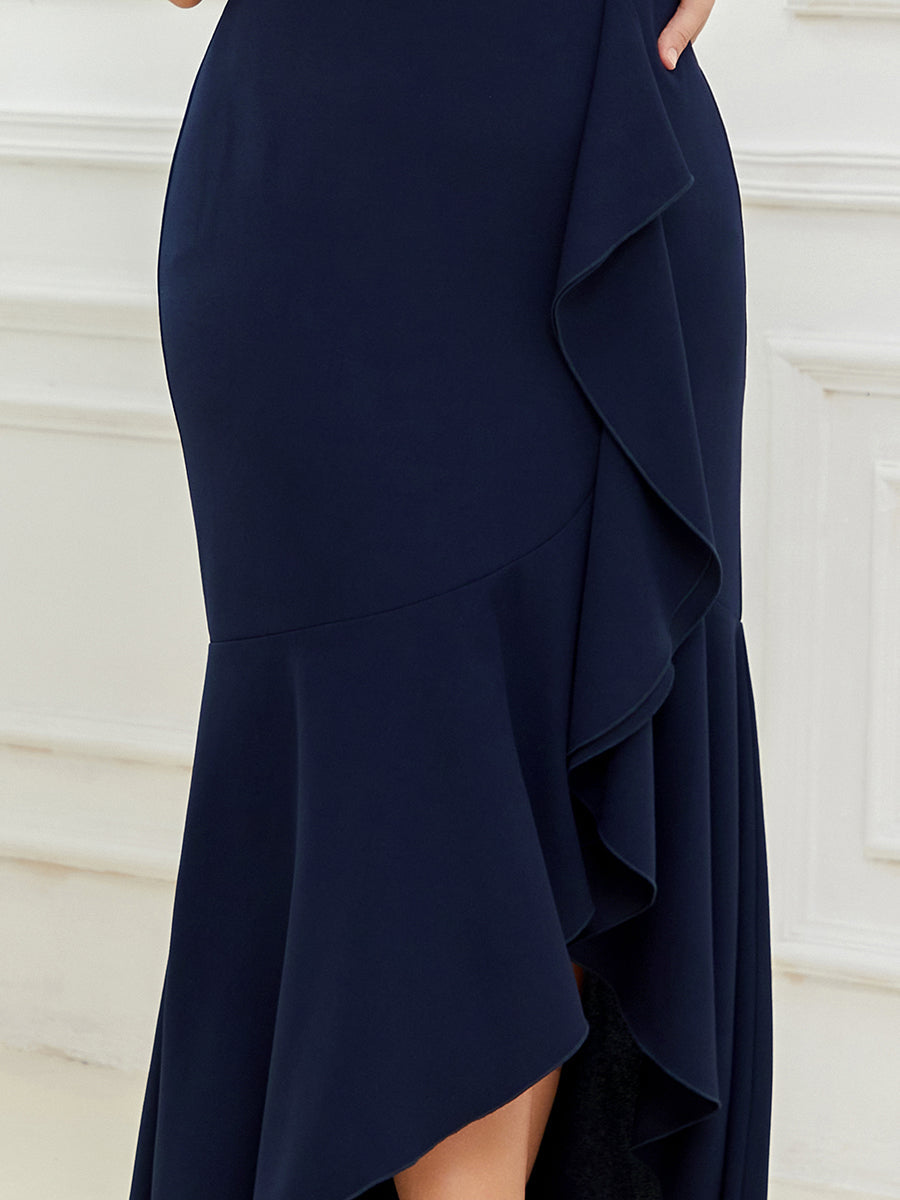 Elegant Plus Size Evening Gown with Sweetheart Neckline and Fishtail Hem