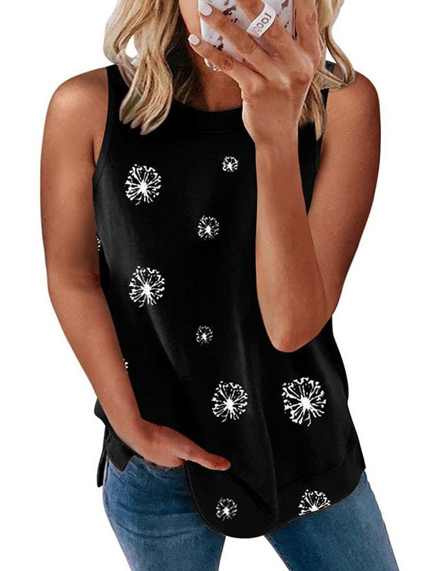 Sleeveless Vest with Contrasting Stitching for Women, Simple and Stylish