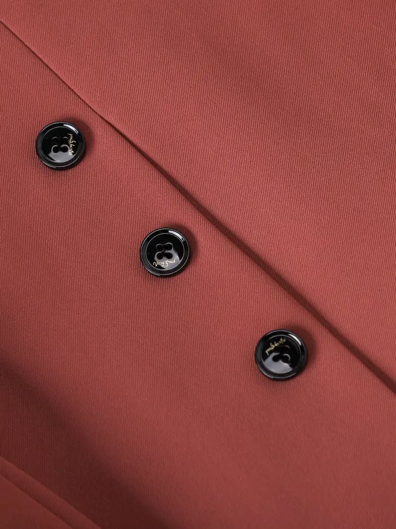 Button-Up Long Sleeve Lapel Blazer: Versatile Office Attire for Women