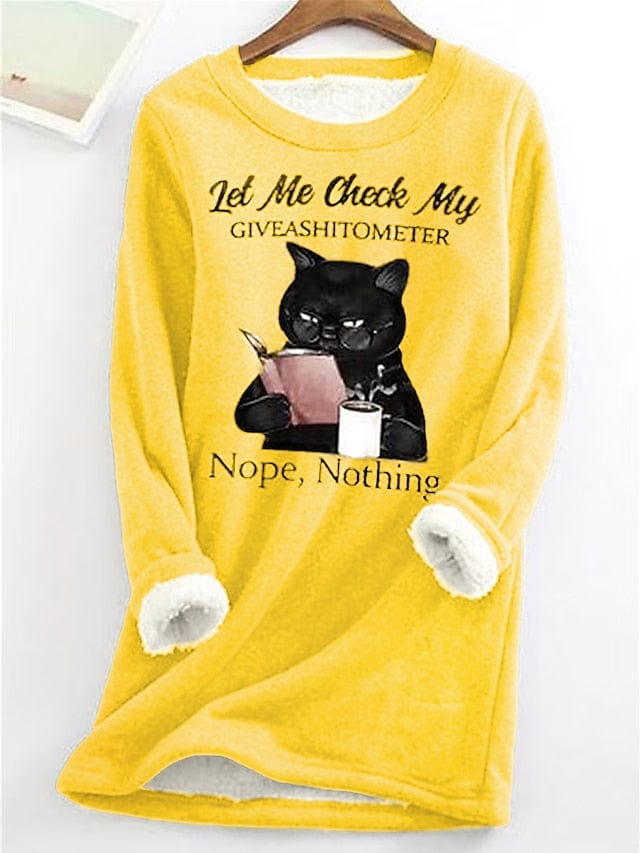 Cozy Christmas Women's Sherpa Fleece Lined Sweatshirt