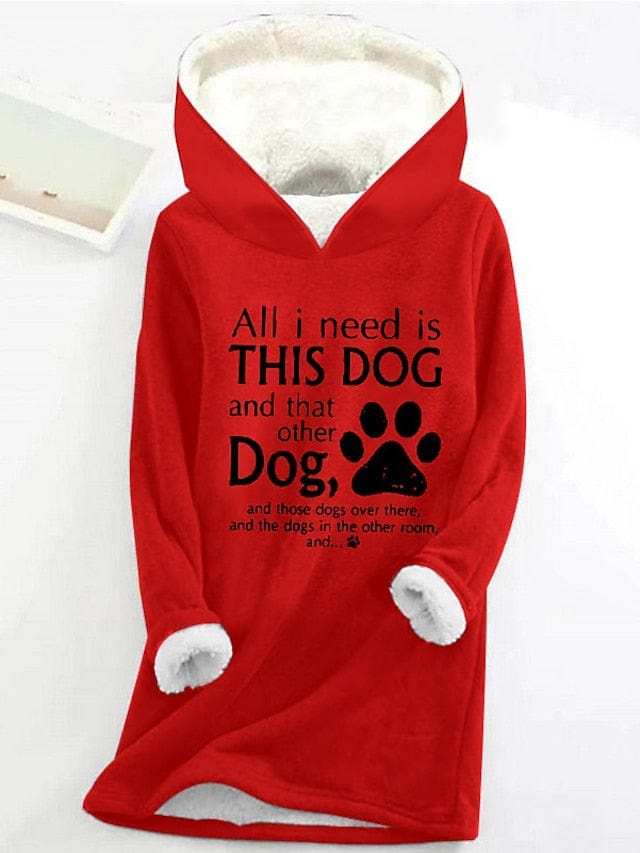 Cozy Sherpa Fleece Lined Women's Hoodie Sweatshirt for Fall & Winter