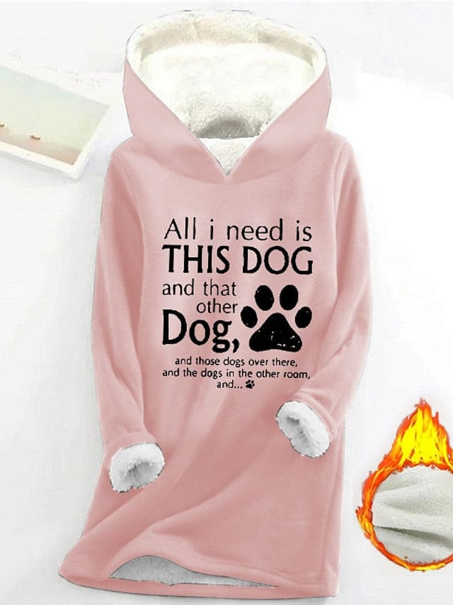 Cozy Sherpa Fleece Lined Women's Hoodie Sweatshirt for Fall & Winter