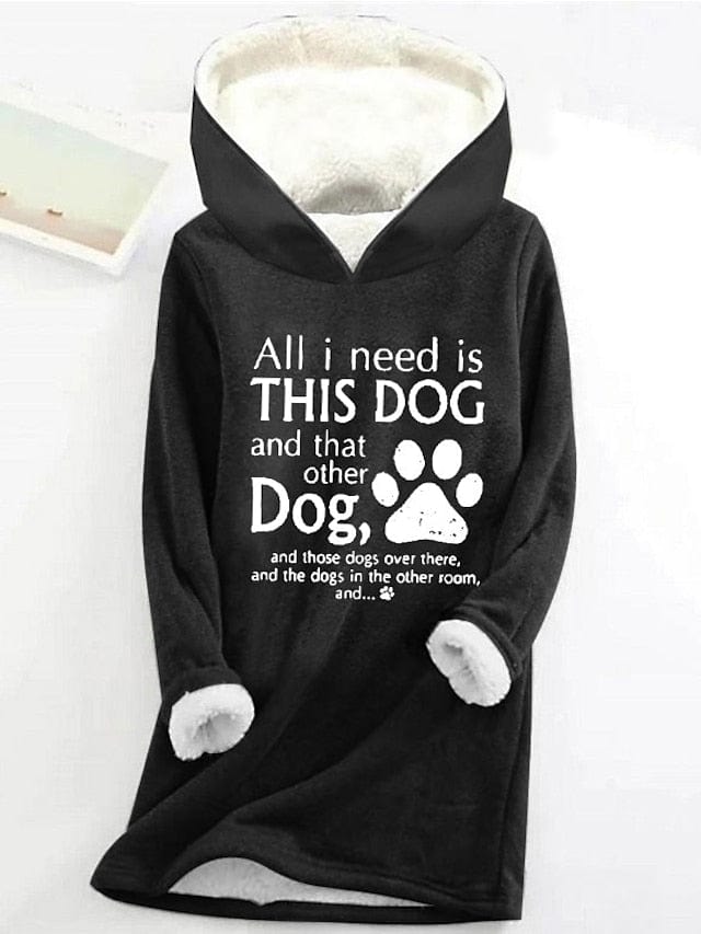 Cozy Sherpa Fleece Lined Women's Hoodie Sweatshirt for Fall & Winter