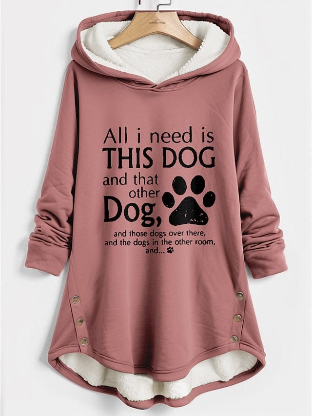 Stay Warm and Stylish Women's Sherpa Fleece Lined Hoodie Sweatshirt