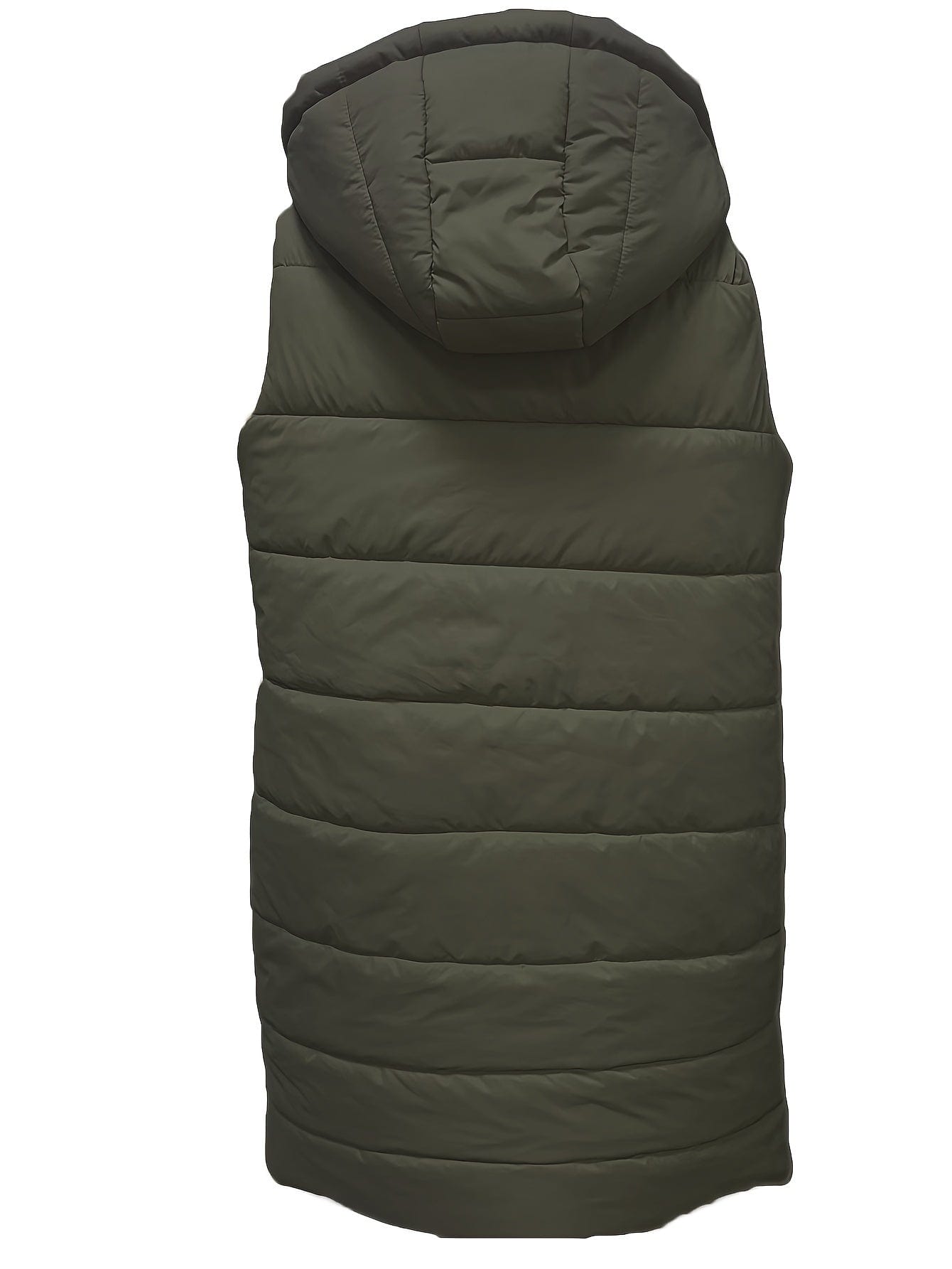Casual Stylish Sleeveless Button Front Hooded Coat