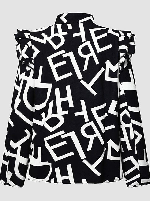 Stay Warm and Stylish with Women's Baroque Print Blazer for Winter Fashion