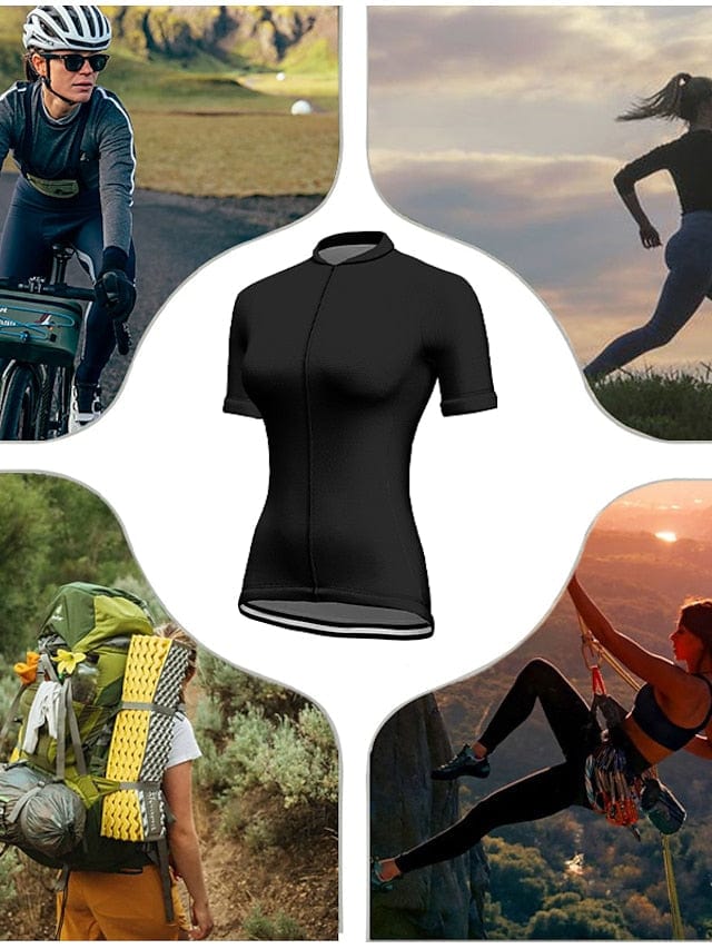 Women's 21grams Breathable Cycling Jersey with 3 Rear Pockets