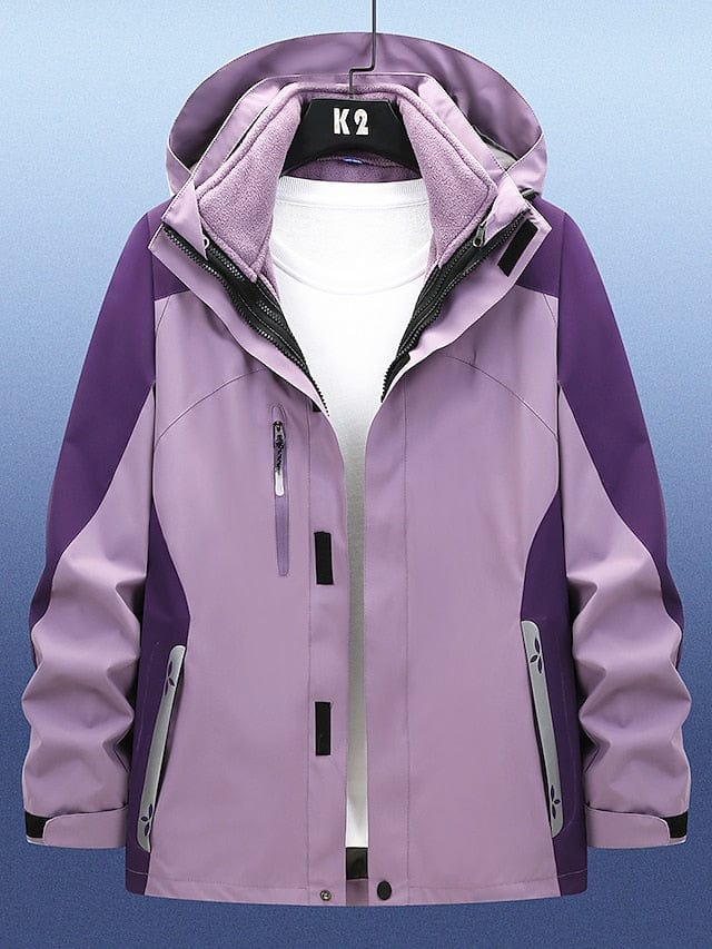 3-in-1 Women's Ski and Hiking Jacket for Winter Outdoor Adventures