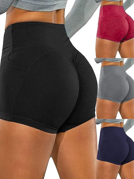 Yoga Biker Shorts for Women with High Waist and Butt Lifting Technology