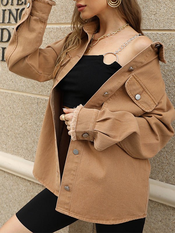 Stylish Casual Loose Denim Jacket