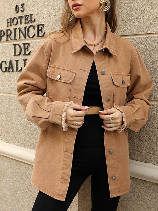Stylish Casual Loose Denim Jacket