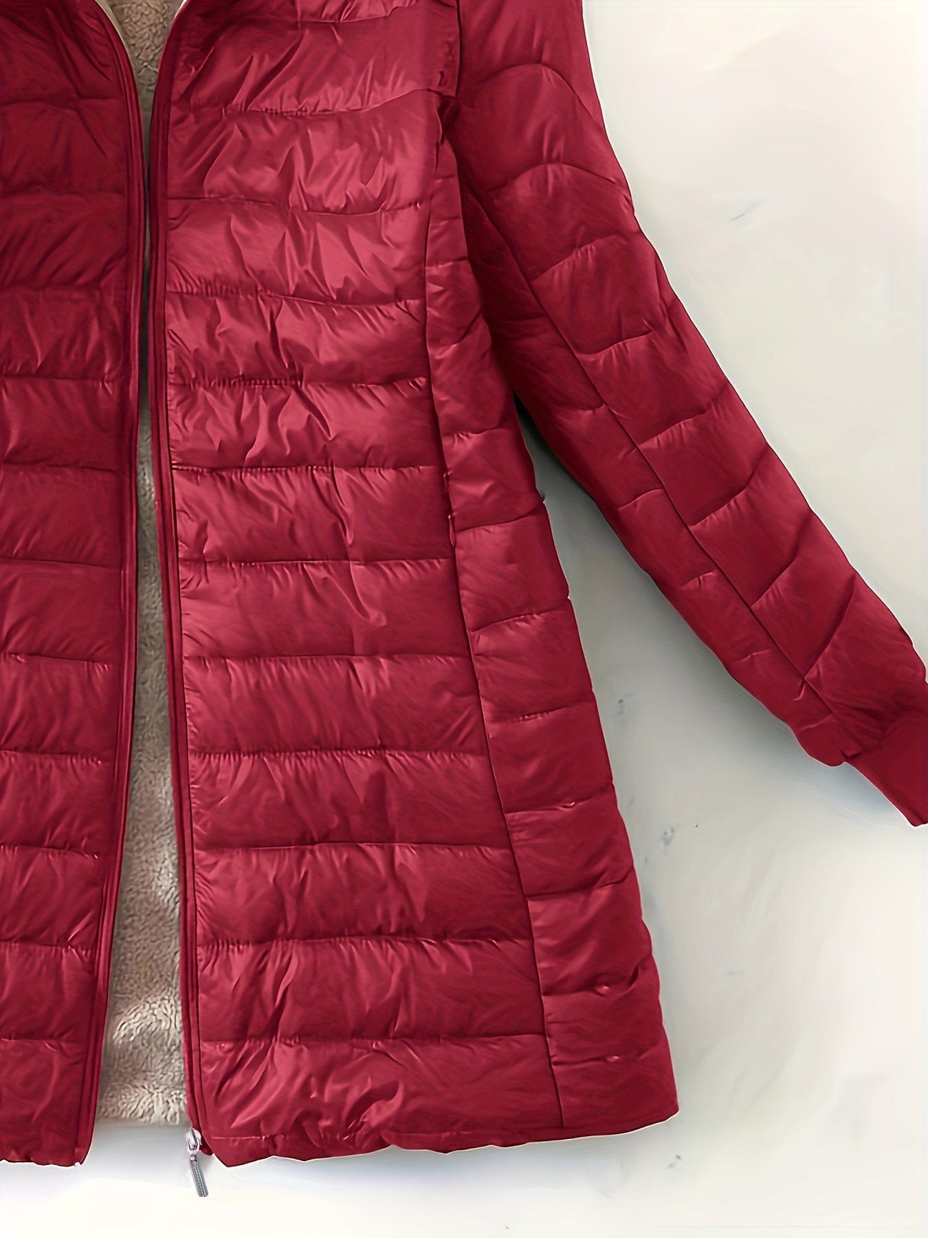 Zip Up Cozy Winter Warm Stylish Hooded Coat